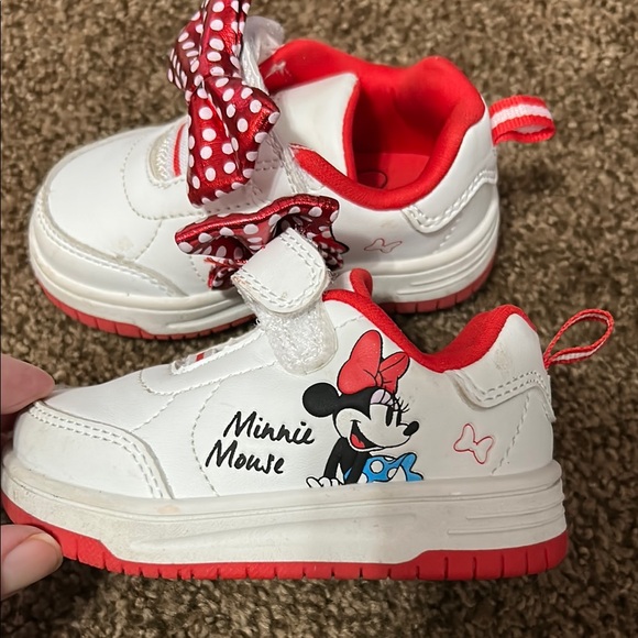 Disney Red and White Polka Dot Sneakers - Picture 3 of 4